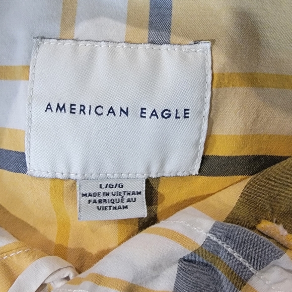 Men's Yellow Plaid Shirt - Picture 6 of 6